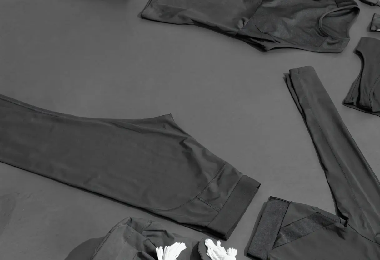 Technical seamless garments with mesh and compression zones