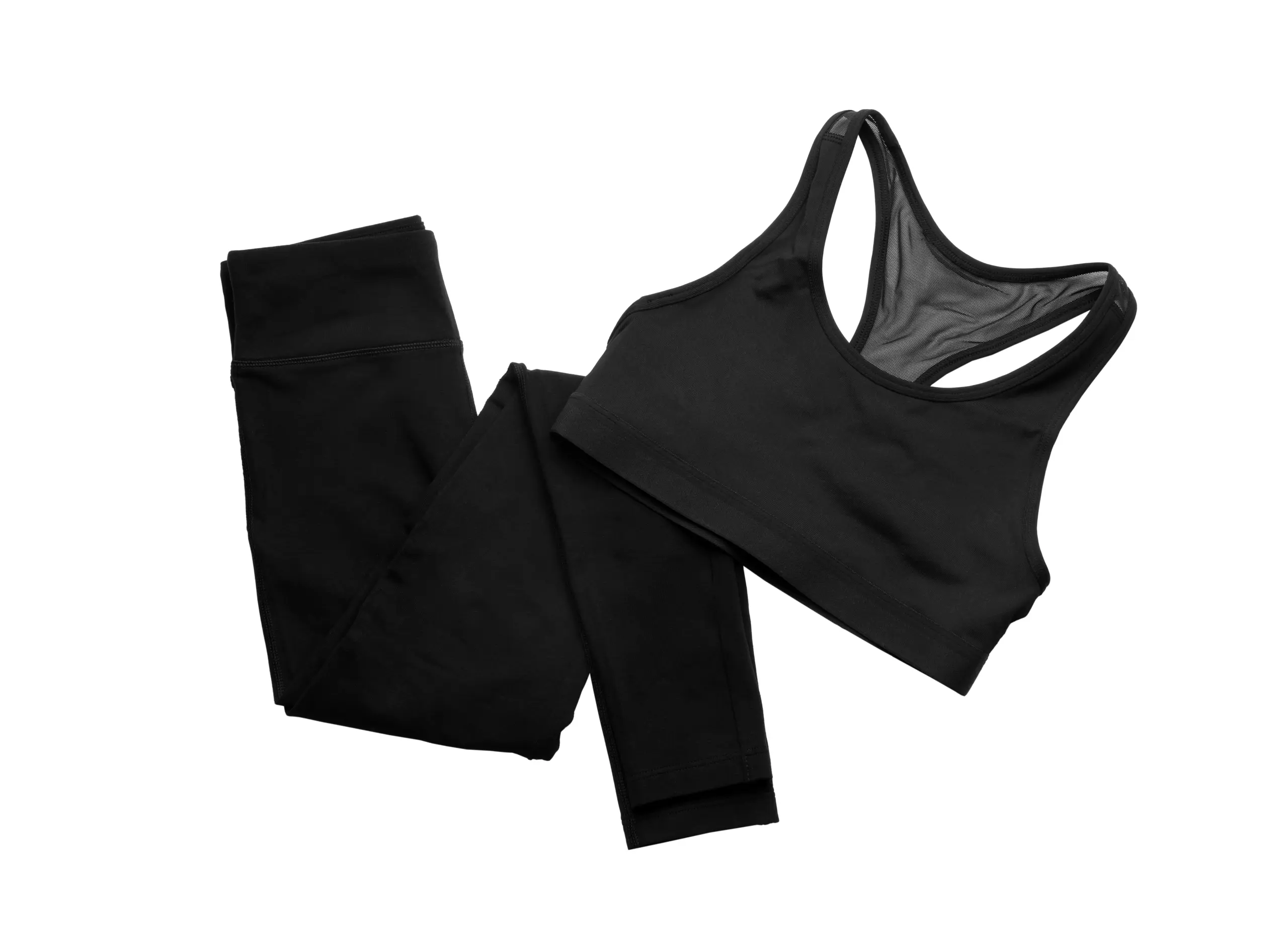 Seamless bra and leggings detail